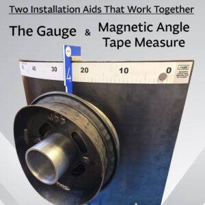 THE GAUGE with magnetic angle tape measure